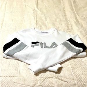 White Fila Crewneck Sweatshirt!